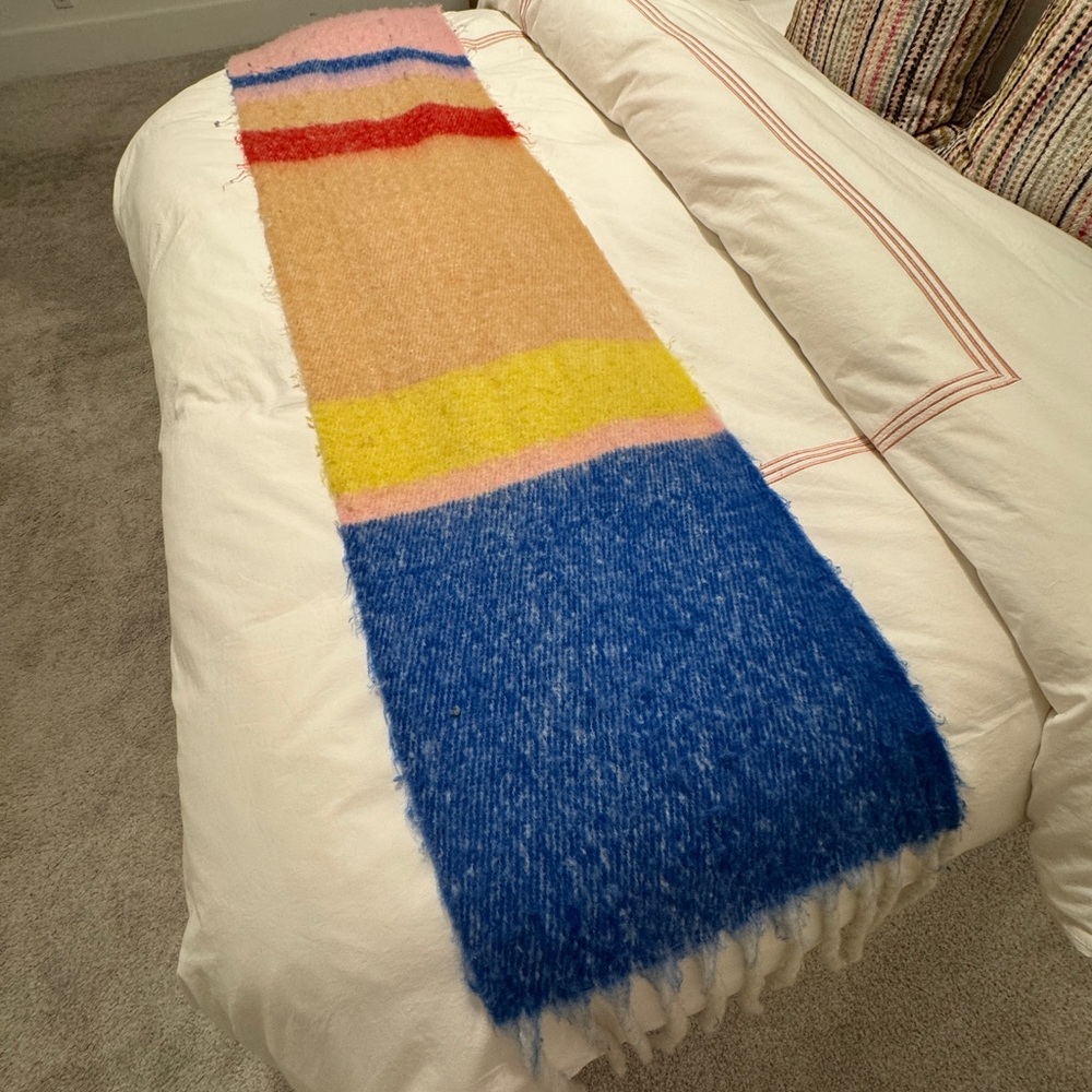Color block scarf